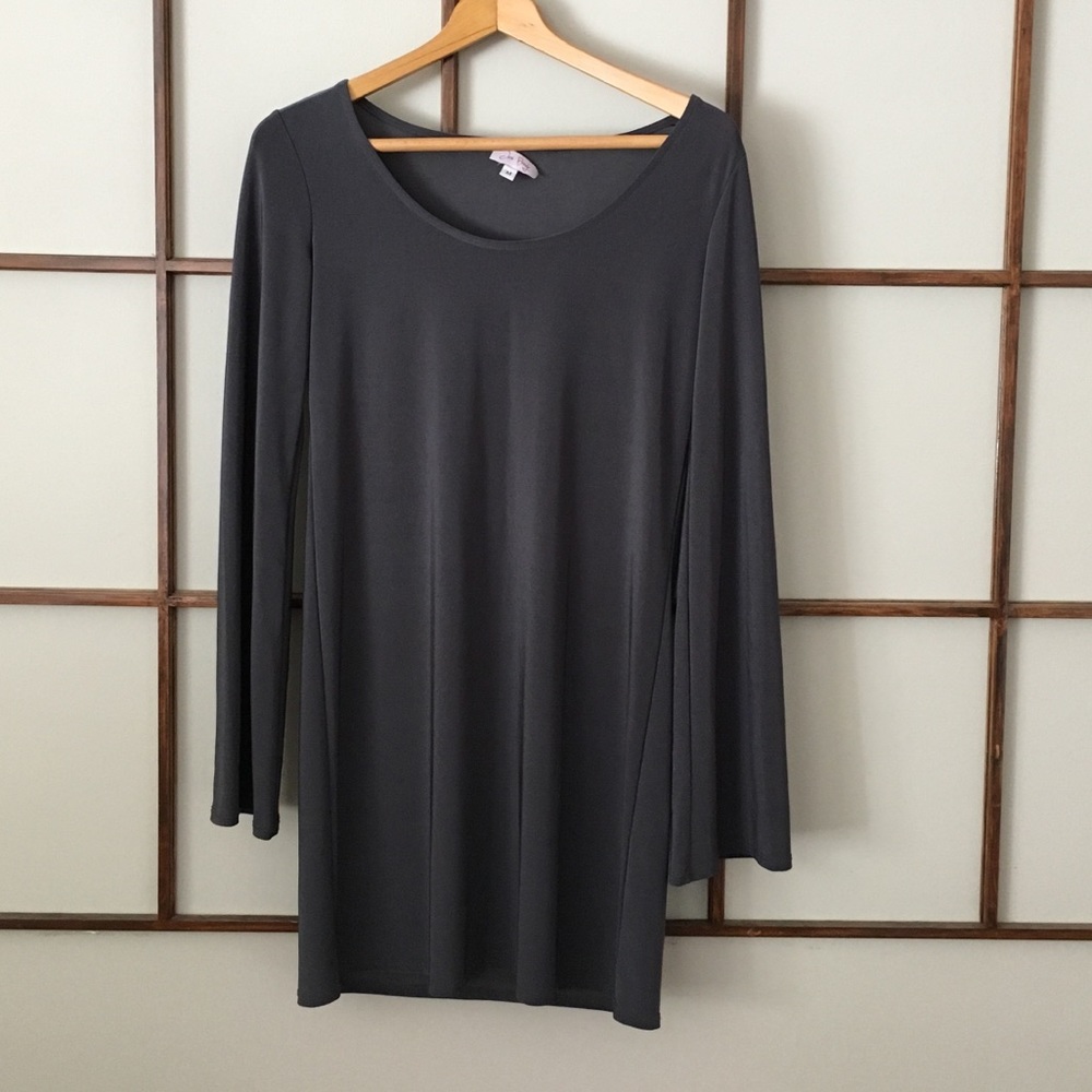 Josh Brody grey slinky slip dress medium